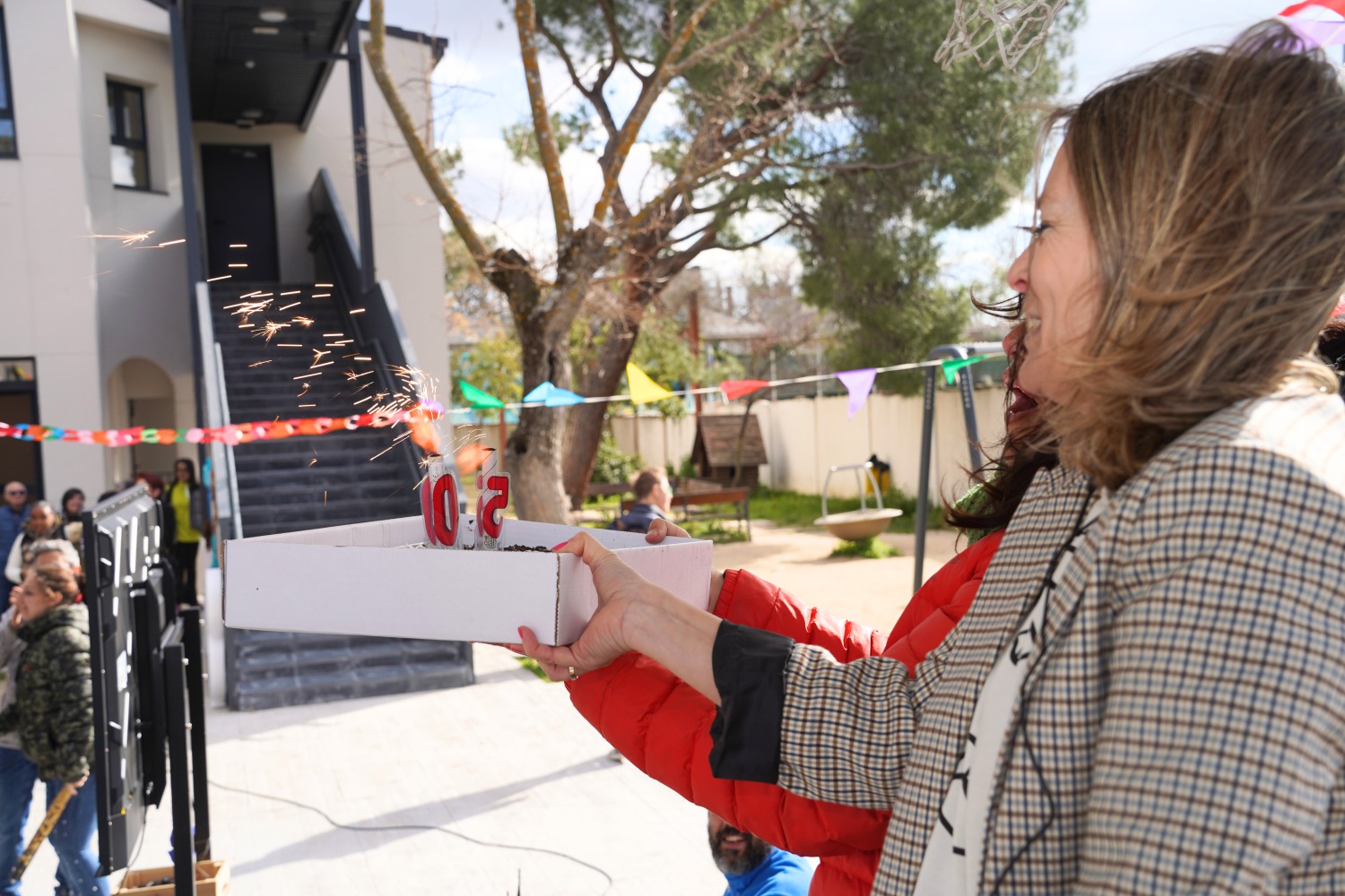 Irene López, directora de Estudio3, celebrando el 50 aniversario