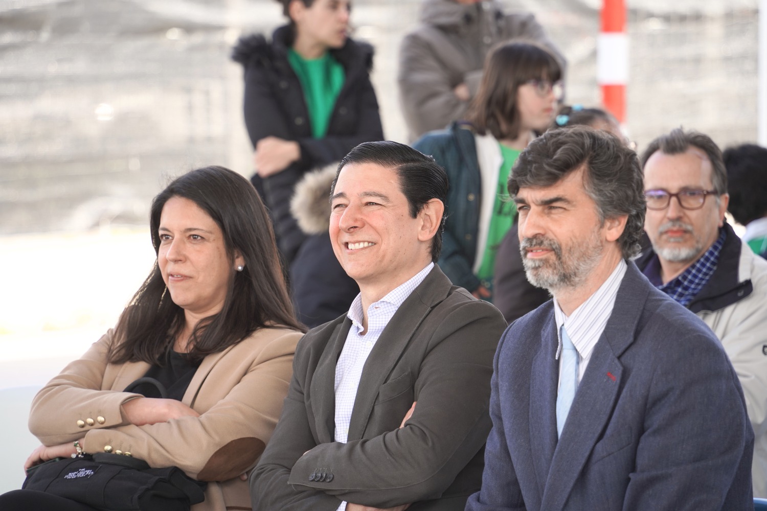 Borja Fanjul, Concejal-presidente del Distrito de Moncloa-Aravaca, junto a Juan Manuel Alberquilla, Director General de Afanias